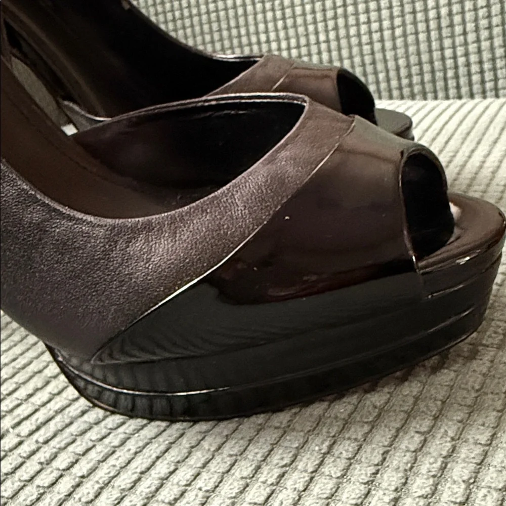 Elegant Black Slingback Heels 5”, Aldo Used - Picture 7 of 16